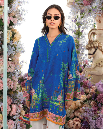 Vintage Charm - Nature’s Palette Lawn Suit