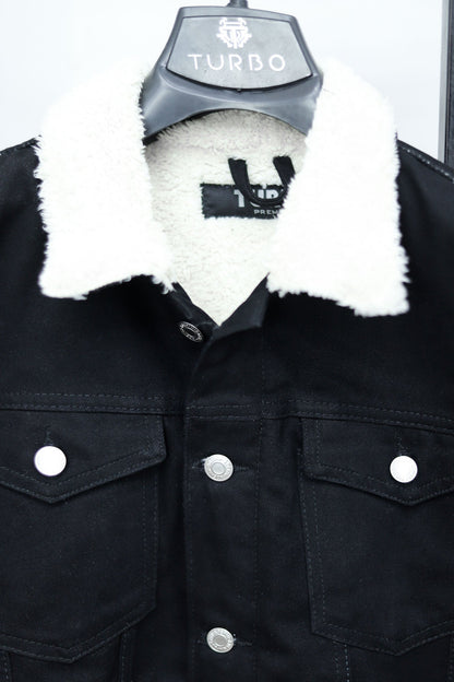 Urban Edge - Cozy Sherpa-Lined Jacket | AHB Luxe Wear Special Winter Collection