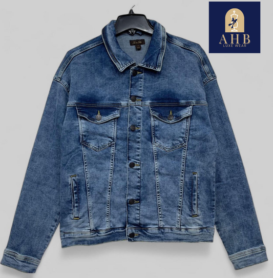 Classic Blue Denim Jacket - Timeless Style & Comfort for All Seasons