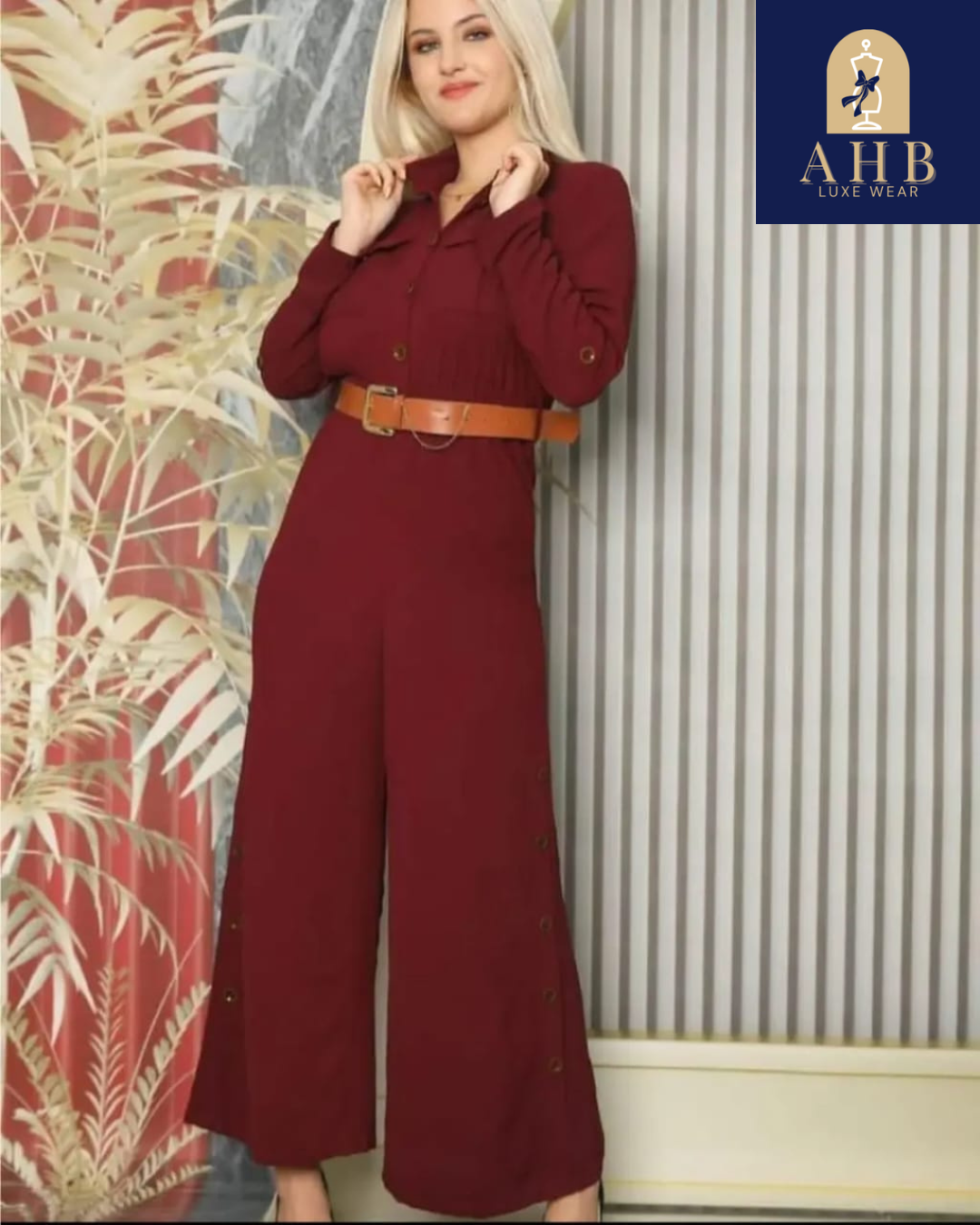 Chic  Jumpsuit with Belt – Your Perfect Wardrobe Staple